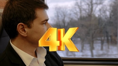 Thoughtful Man In Train