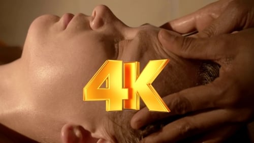 Woman Receives a Relaxing Facial Massage Treatment