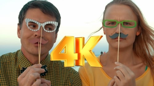 Couple Having Fun at the Beach with Props