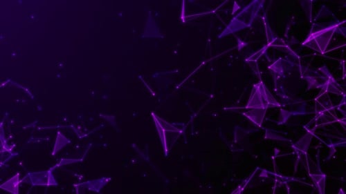 Abstract Digital Plexus Network Loop Background