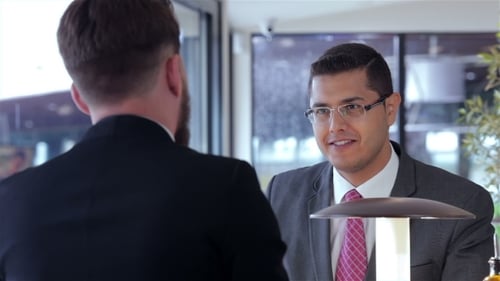 Job Interview In Cafe
