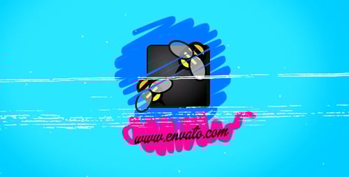 Dynamic Brush Stroke Logo and Title Reveals