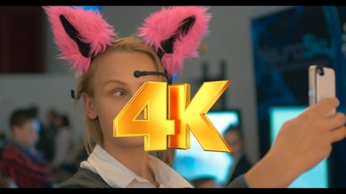 Woman With Neuro Ears Making Selfie