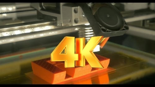Präziser 3D-Druck des Buchstabens E