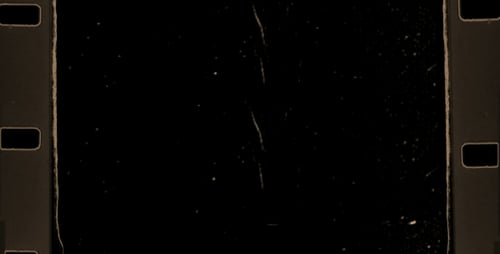 Vintage Film Grain Overlay with Cinematic Border