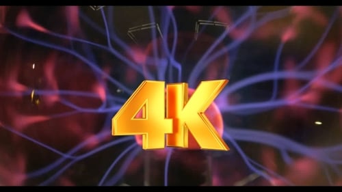 Futuristic Electric Display with Beams of Light