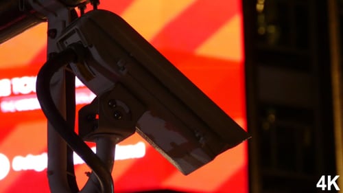 Surveillance Camera Monitoring at Night