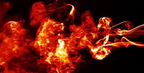 Fire Smoke abstrakte glatte Turbulenz 2