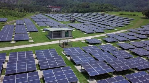 solar panel plant