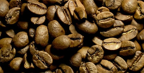 Macro Shot of Brown Coffee Beans
