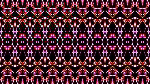 Abstract Glitch Kaleidoscope Pattern Seamless Loop Background