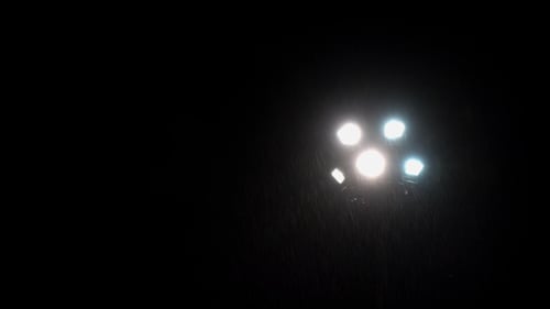 Nachts im Rampenlicht