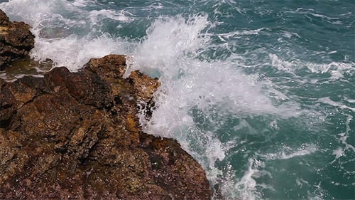 Waves And Sea Foam