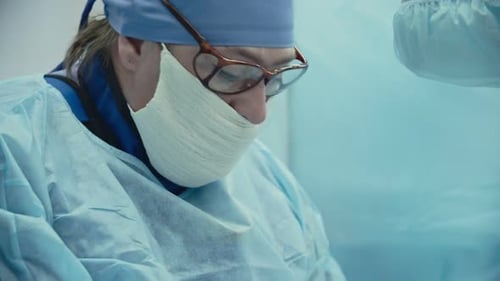 Experienced Surgeon At Work