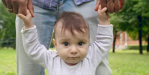 Cutie Trying to Walk