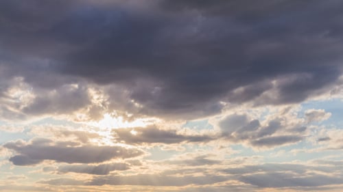 Sonnenuntergang Wolken in Bewegung 9