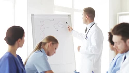 Group Of Doctors On Presentation At Hospital 6