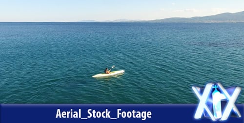 Kayaker In The Sea