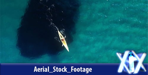 Man Kayaking In Tropical Sea