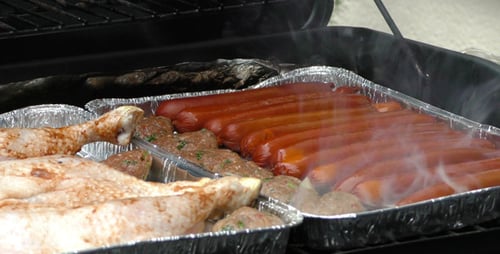 Sausage Meatball and Chicken Barbecue