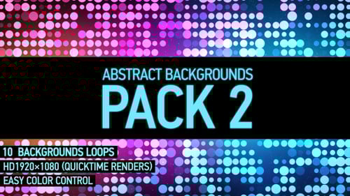 Dynamic Abstract Geometric Background Loops Pack