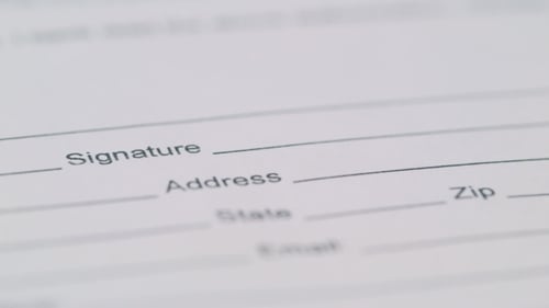 Assinatura do documento