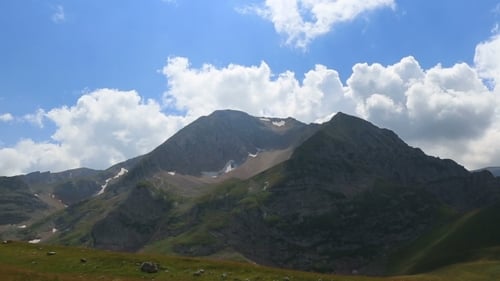 Mountain With Clouds