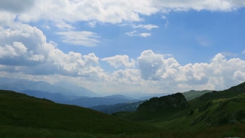 Mountain With Clouds