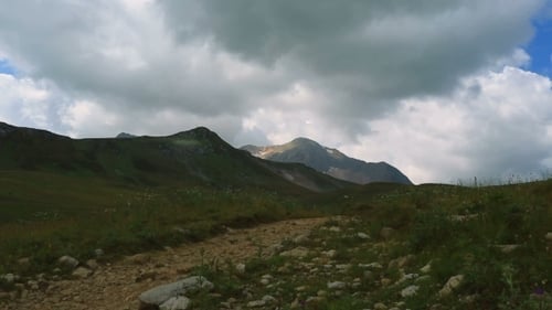 Mountain With Clouds