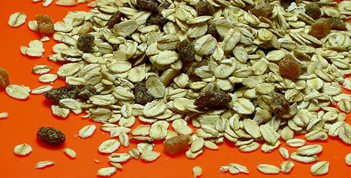 Muesli con pasas