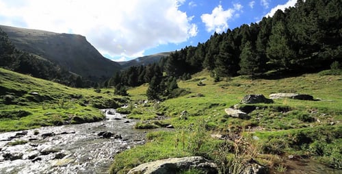 High Mountain River