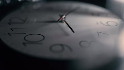 Lapse de tempo do mostrador do relógio