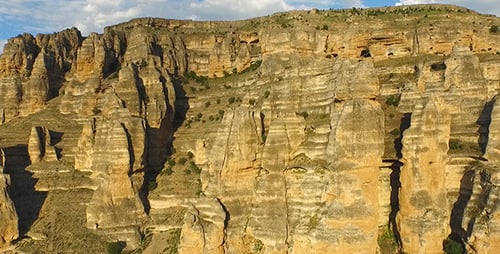 Blick auf den Felsen