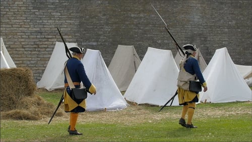 Two Marshall Guards Walking and Marching