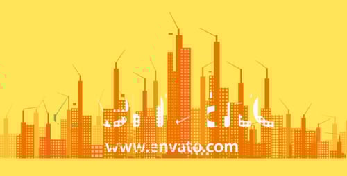 Building Timelapse Logo Reveal