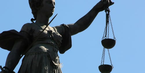 Lady Justice Statue in Frankfurt Germany 2