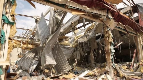 War Damage Buildings with Severe Destruction and Decay