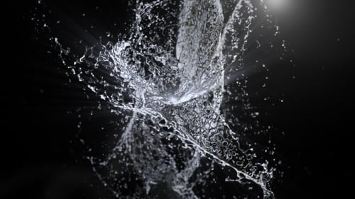 Dynamic Liquid Splash Logo Reveal