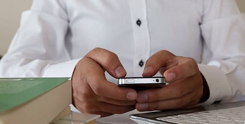 Using Touch Screen Smartphone