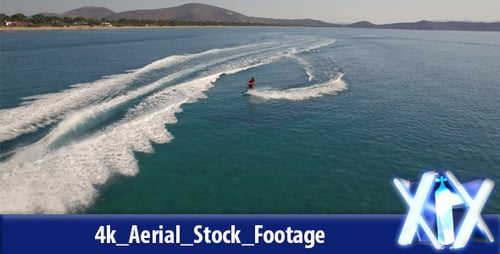 Wakeboarder In Action