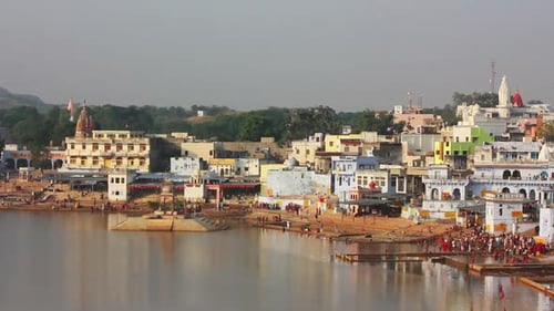 Ritual Bathing In Holy Lake - Pushkar India 3