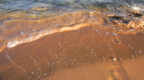 Sea Waves And Sand Beach 6