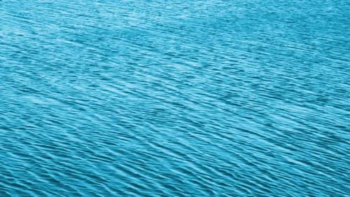 Turquoise Water Rippling in a Tranquil Motion