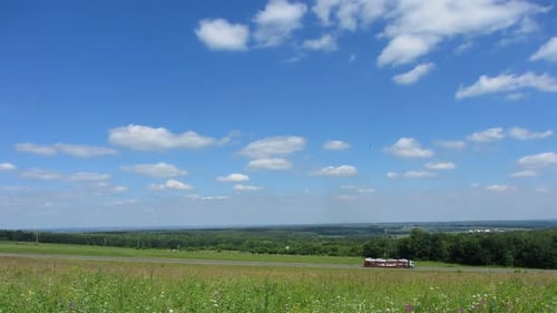 Summer Landscape Road -