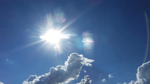 Schöne Wolken Sonne Hintergrund -