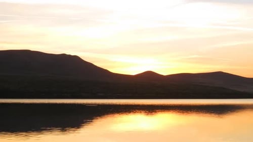 Sunrise On Morning Lake Mountain 5