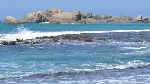 Landscape Ocean Waves And Rocks 2