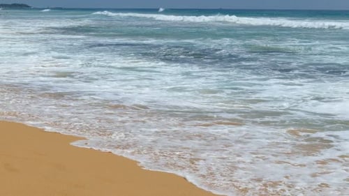 Ocean Waves On The Beach 2