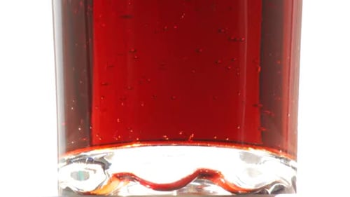 Cola Is Poured Into A Glass -