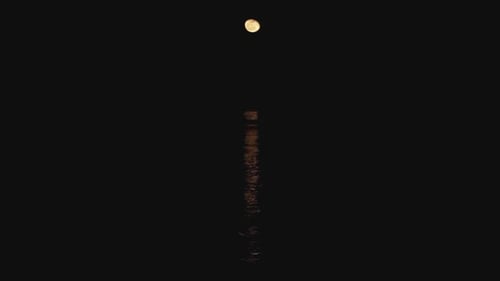 Nacht Meer Und Mond